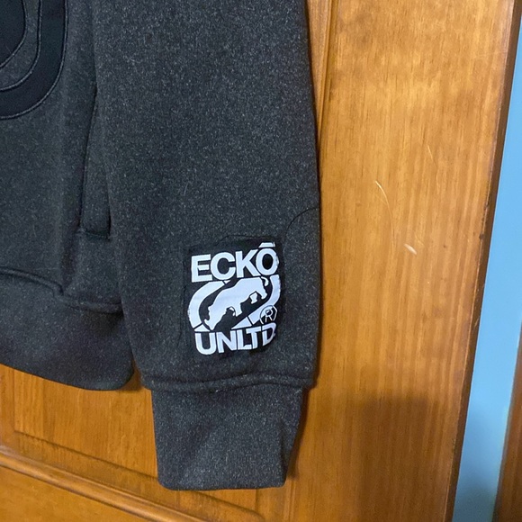 Men size L , ECKO Unlimited dark Grey Hoodie - Picture 2 of 8